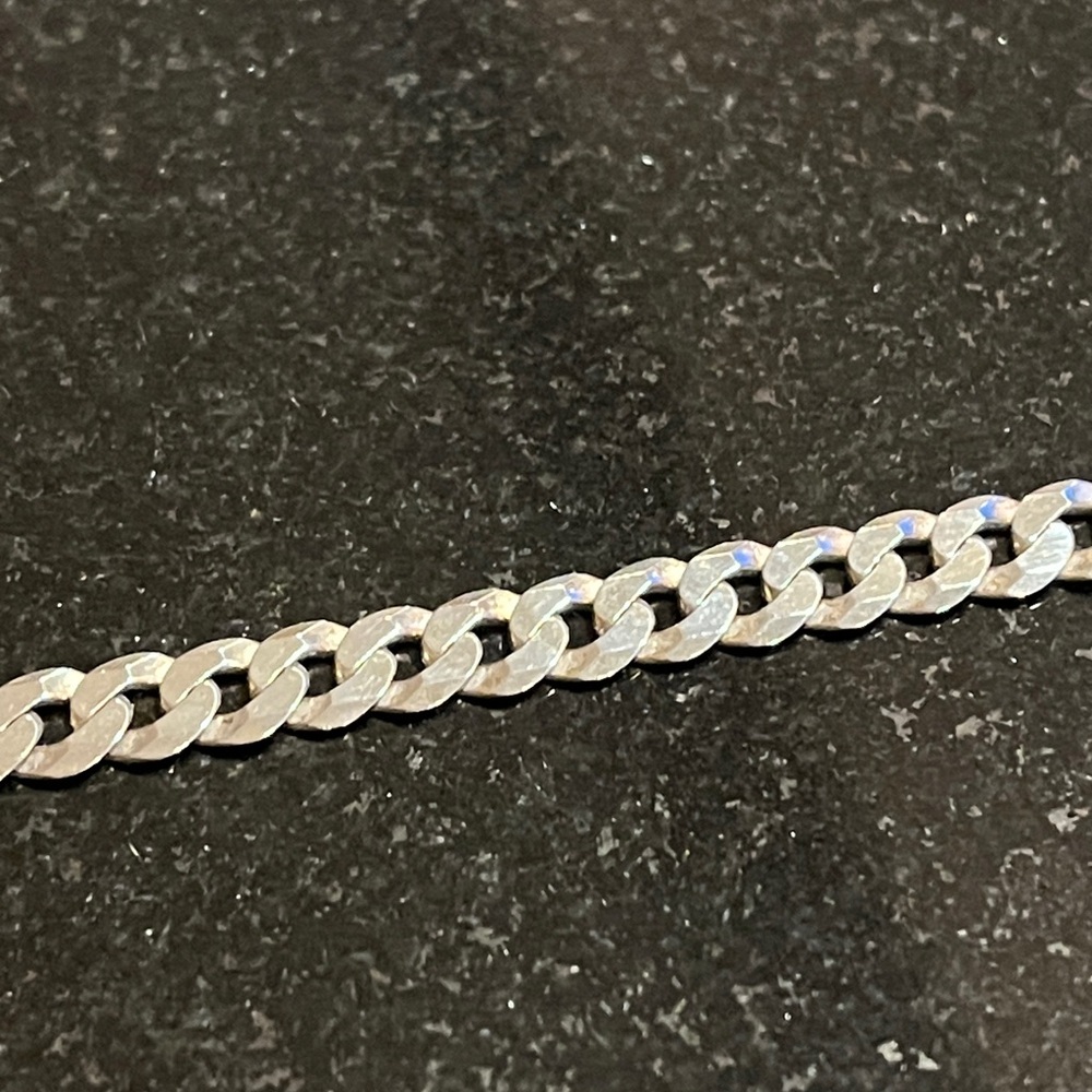 Sterling Silver Chain 10 inches 925 made in Italy - Picture 2 of 8